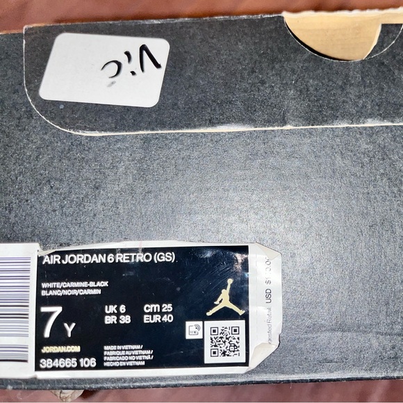 Air Jordan 6 Retro OG ‘ Carmines ‘ - Picture 2 of 6